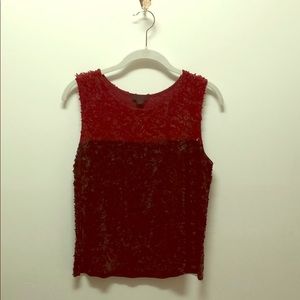Sequin Red and Navy Tank